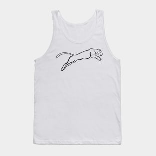 Stick figure panther Tank Top